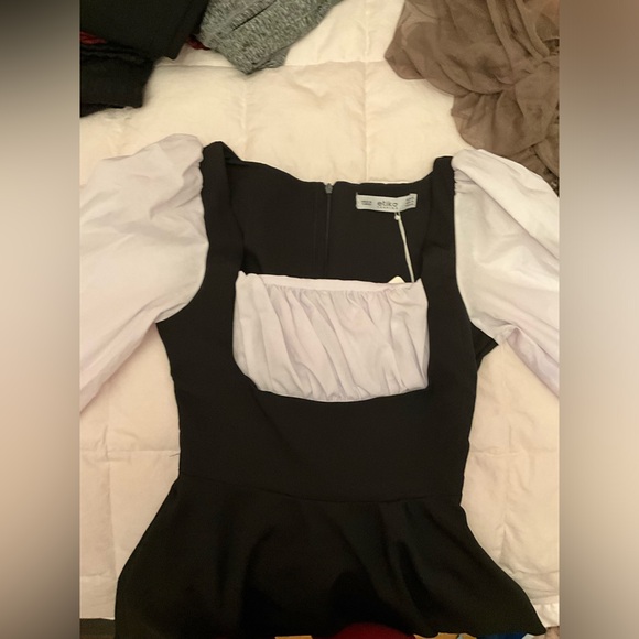 French Milkmaid, Wednesday inspired dress - Picture 3 of 4